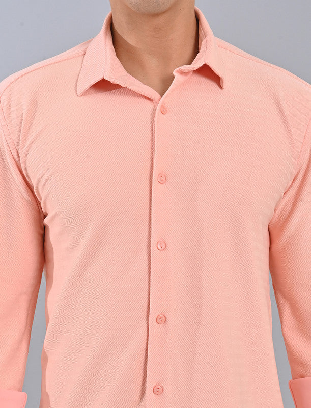 Shop Native Bull Peach Orange Zigzag Shirt