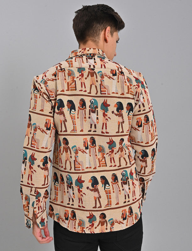 Native Bull Shacket Full Sleeve Men Shirt - 03