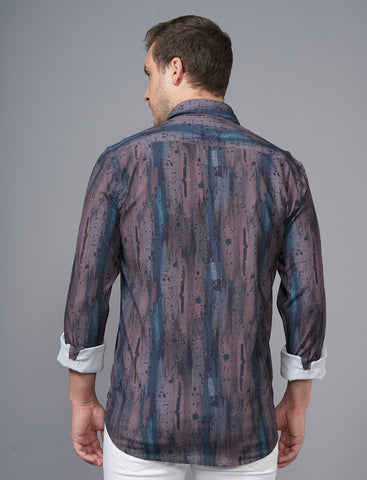 Shop Multi color Full Sleeve Printed Shirt Online