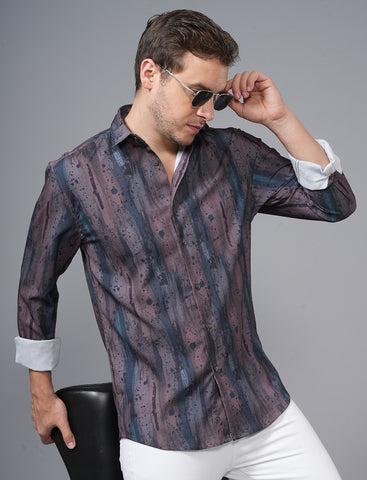 Multi Full Sleeve Printed Shirt Online Shopping