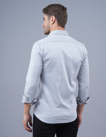 Light Blue Full Sleeve Men Shirt