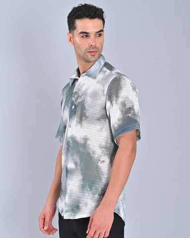 Buy Men's Grey Tweed Shirt Online