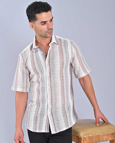 Shop Men's Lavender Tweed Shirt Online
