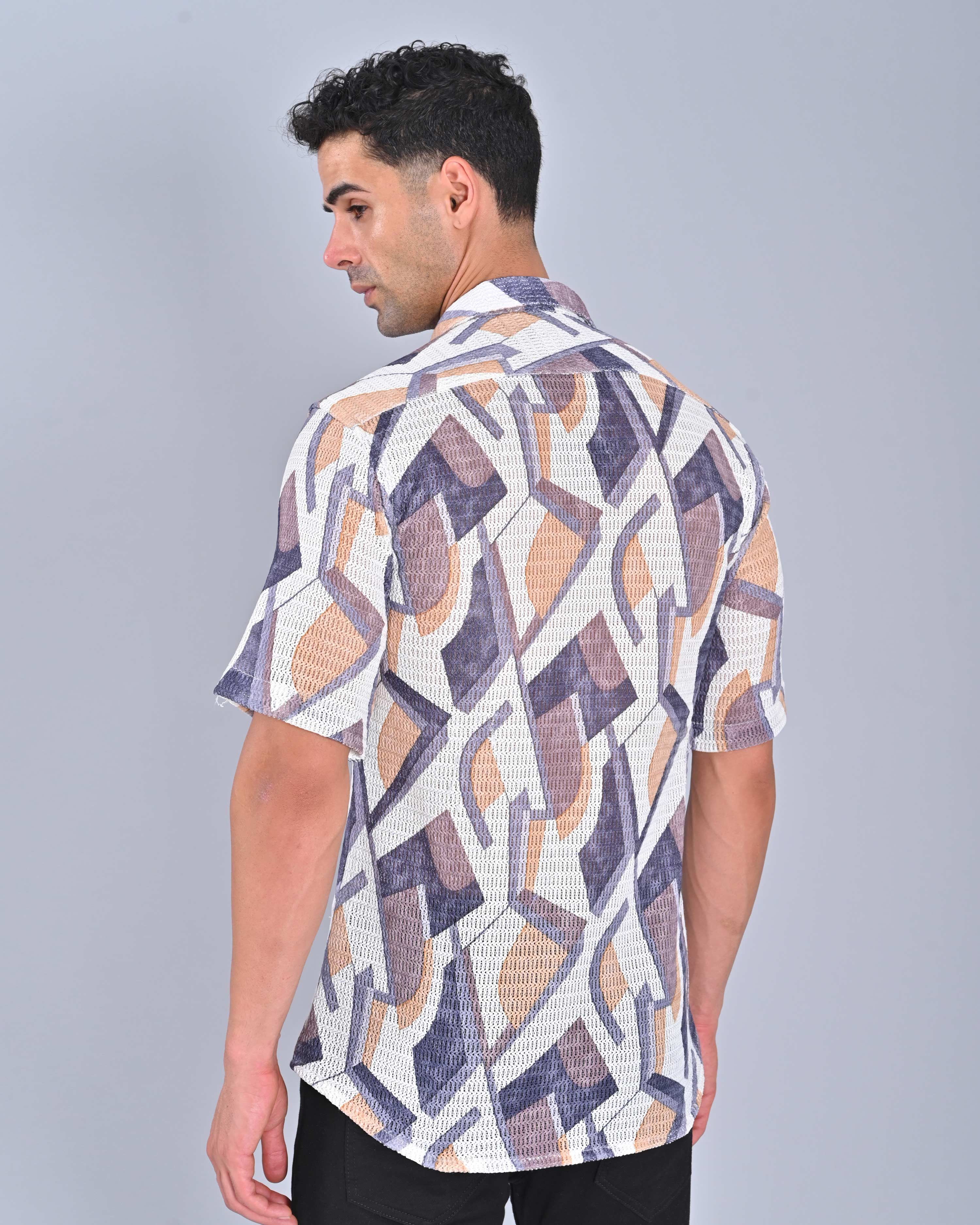 Buy Men's Lavender Mist Tweed Shirt