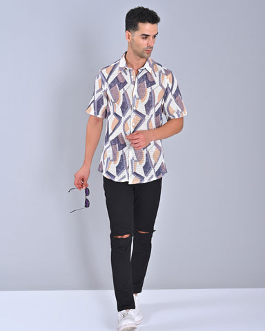 Buy Men's Lavender Mist Tweed Shirt Online