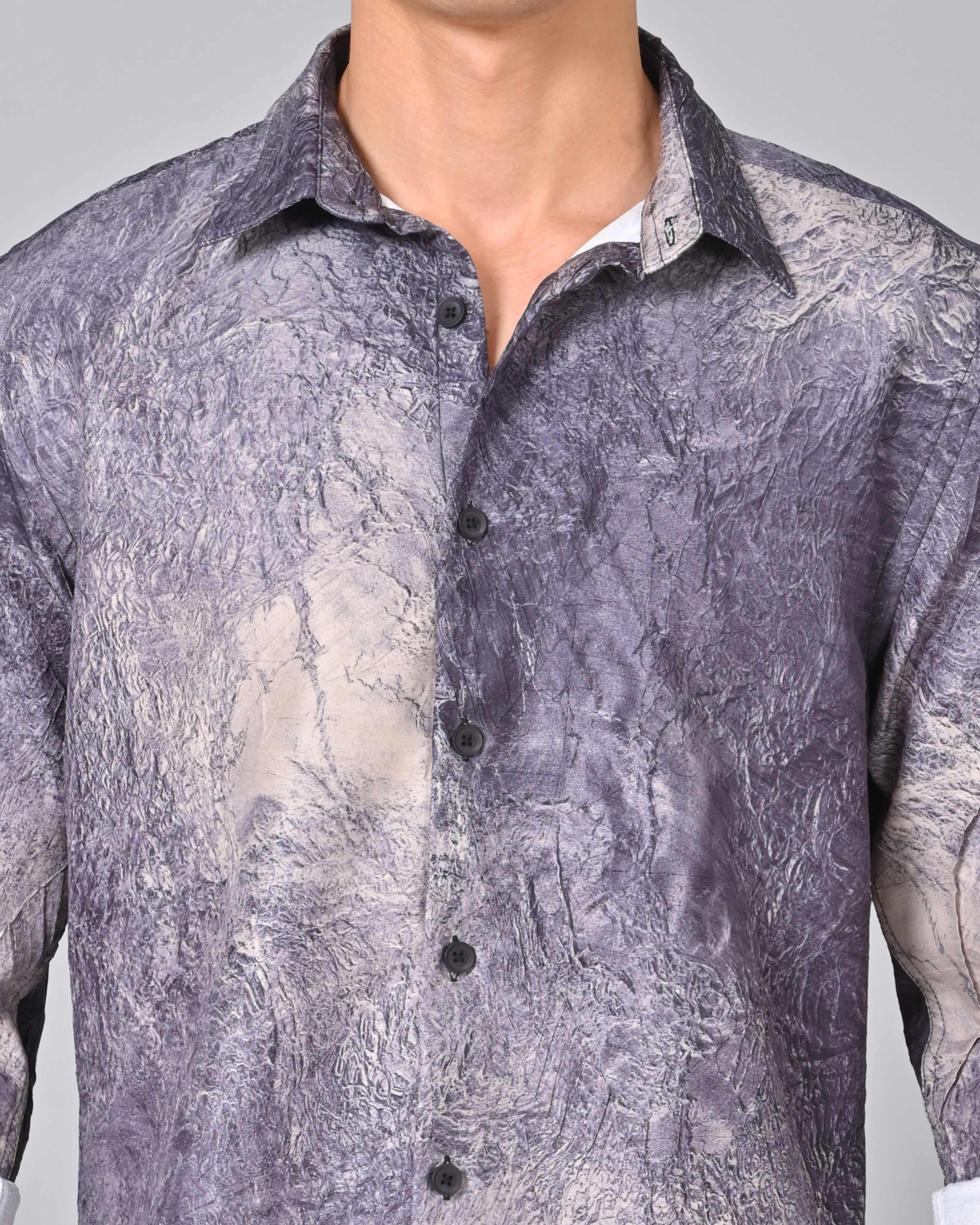 Buy Men's Pink & Blue Tencel Full Sleeve Shirt Online