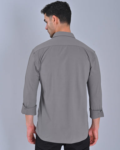Shop Men's Classic Dark Grey Shirt
