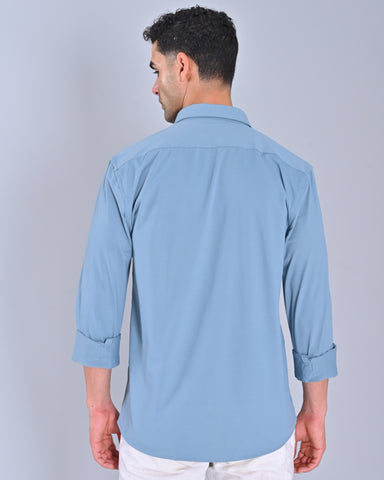 Buy Men's Classic Sky Blue Shirt