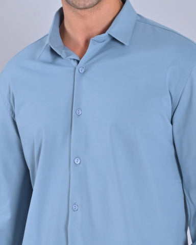 Buy Sky Blue Men's Shirt Online