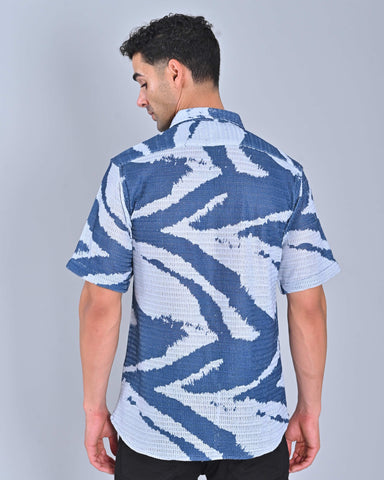 Buy Men's Midnight Blue Tweed Shirt